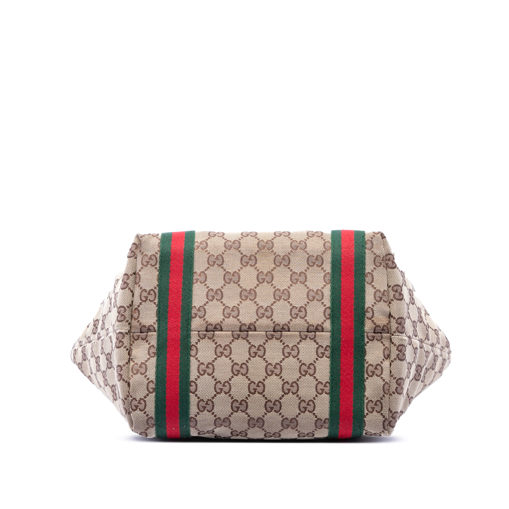 Pre-Loved Gucci GG Canvas Jolicoeur Tote - Picture 3 of 7